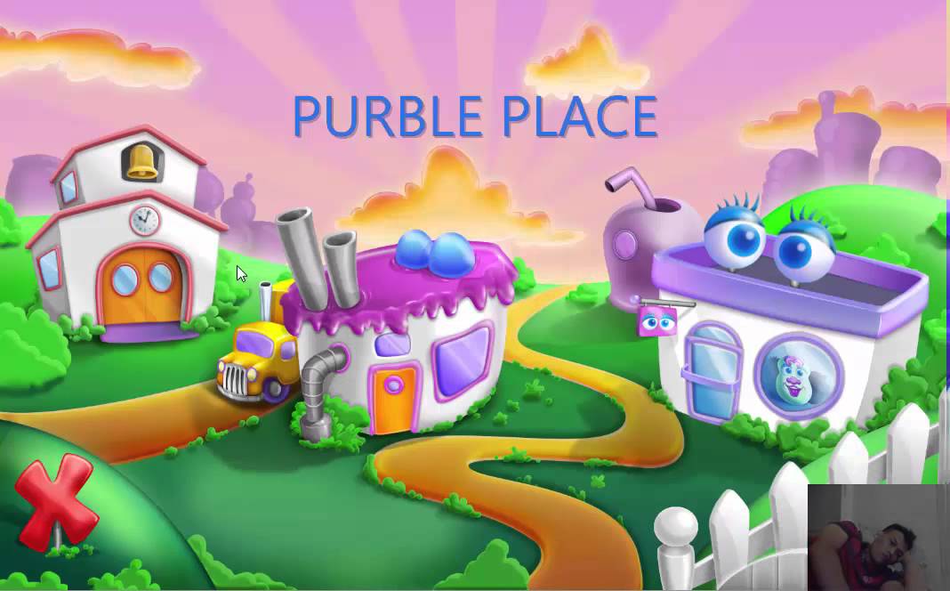 purple place cake game play